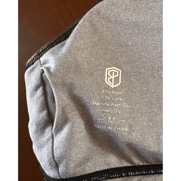 Born Primitive Metallic Strappy Sports Bra Gold/Black Shimmer Size Medium - Picture 8 of 9